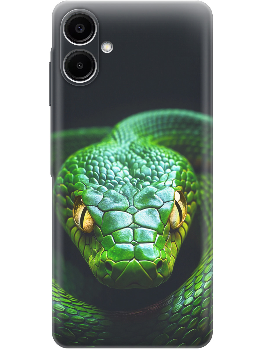 Силиконовый чехол на Samsung Galaxy A06 с принтом "Зеленая змея", Прозрачный;черный;серебристый;зеленый, 786717513
Силиконовый чехол на Samsung Galaxy A06 с принтом "Зеленая змея", Прозрачный;черный;серебристый;зеленый, 786717513