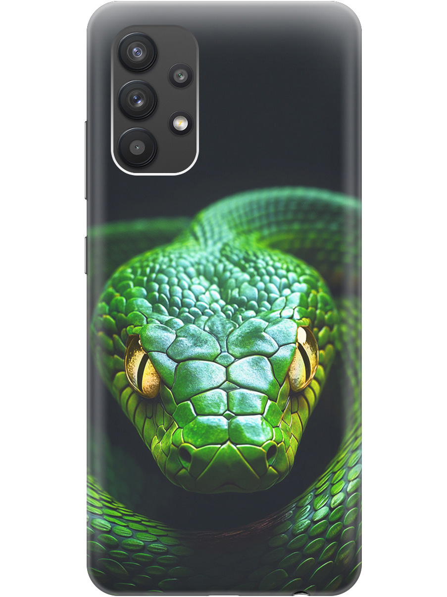 Силиконовый чехол на Samsung Galaxy A32 с принтом "Зеленая змея", Прозрачный;черный;серебристый;зеленый, 724352013
Силиконовый чехол на Samsung Galaxy A32 с принтом "Зеленая змея", Прозрачный;черный;серебристый;зеленый, 724352013