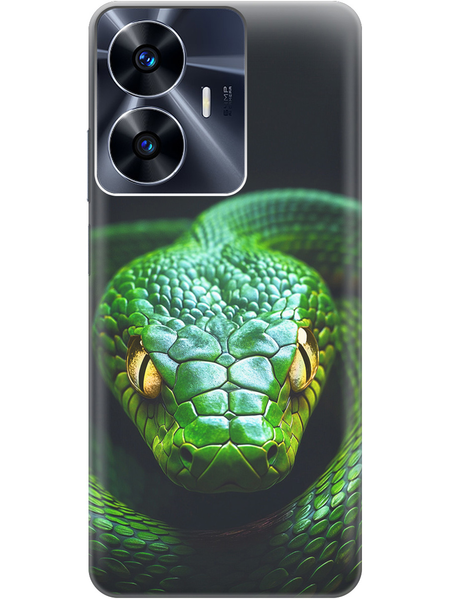 Силиконовый чехол на Realme C55 с принтом "Зеленая змея", Прозрачный;черный;серебристый;зеленый, 768742713
Силиконовый чехол на Realme C55 с принтом "Зеленая змея", Прозрачный;черный;серебристый;зеленый, 768742713
