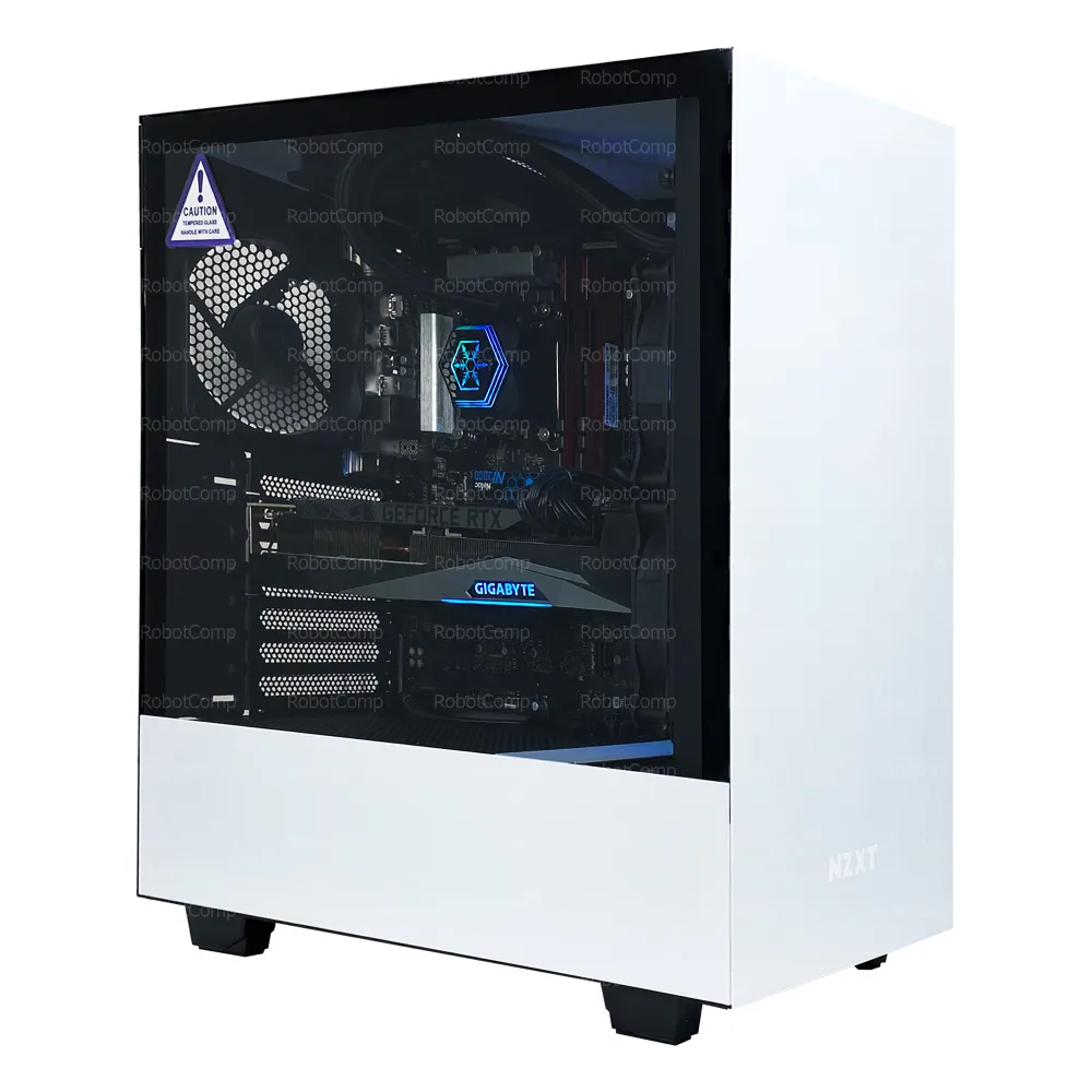 фото Настольный компьютер robotcomp зевс 2.0 v3 white белый (зевс 2.0 v3 white)