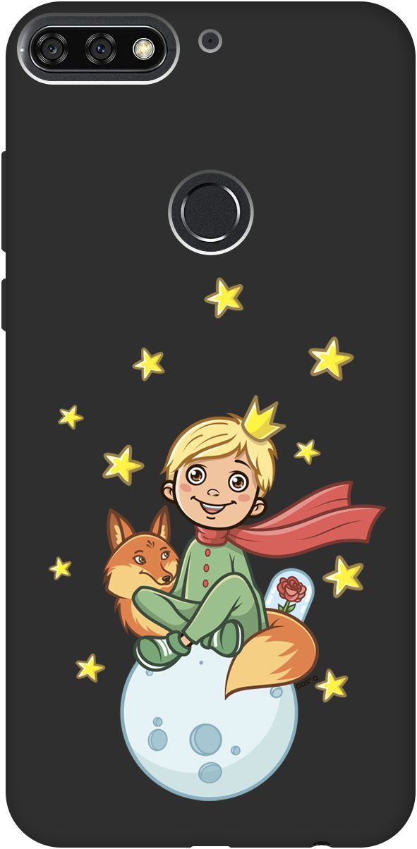 Чехол на Honor 7C/7A Pro/Huawei Y6 Prime (2018) "Little Prince" черный, Черный;бежевый, 2477
Чехол на Honor 7C/7A Pro/Huawei Y6 Prime (2018) "Little Prince" черный, Черный;бежевый, 2477