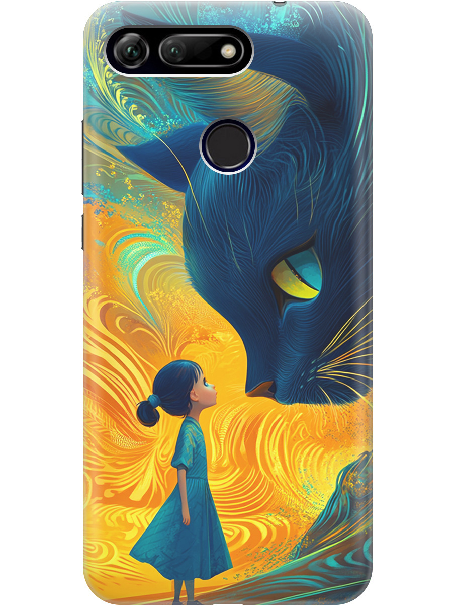 Силиконовый чехол на Honor View 20 (V20) с принтом "Девочка и кот", Прозрачный;желтый;синий, 720257785
Силиконовый чехол на Honor View 20 (V20) с принтом "Девочка и кот", Прозрачный;желтый;синий, 720257785