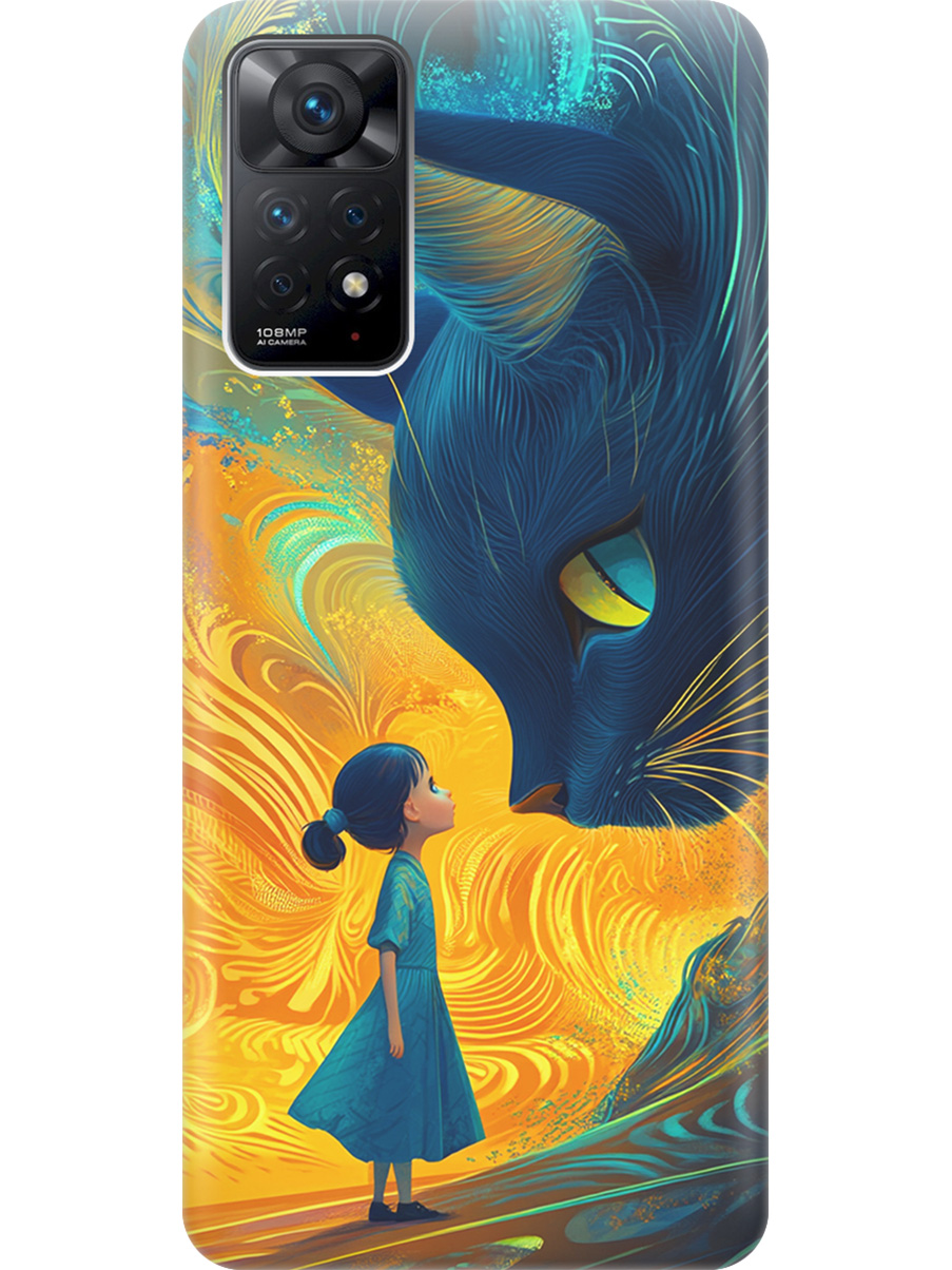 Силиконовый чехол на Xiaomi Redmi Note 11 Pro с принтом "Девочка и кот", Прозрачный;желтый;синий, 735250485
Силиконовый чехол на Xiaomi Redmi Note 11 Pro с принтом "Девочка и кот", Прозрачный;желтый;синий, 735250485