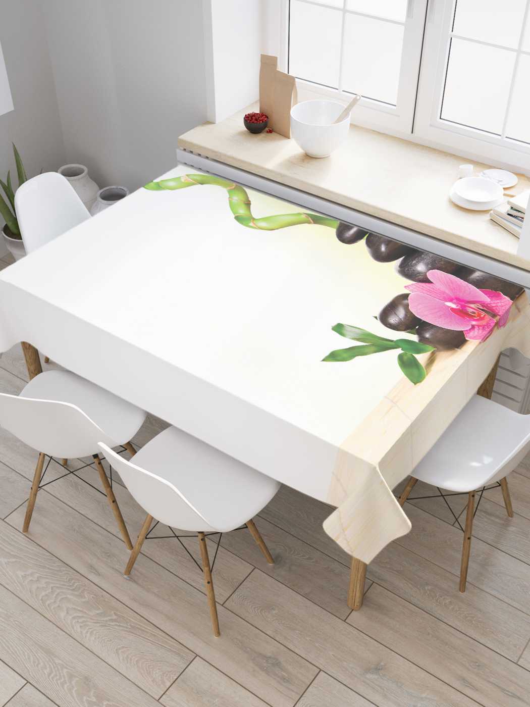 Скатерть прямоугольная JoyArty "Сон орхидеи" из сатена, 180x145 см, Зеленый, Сон орхидеи
Скатерть прямоугольная JoyArty "Сон орхидеи" из сатена, 180x145 см, Зеленый, Сон орхидеи