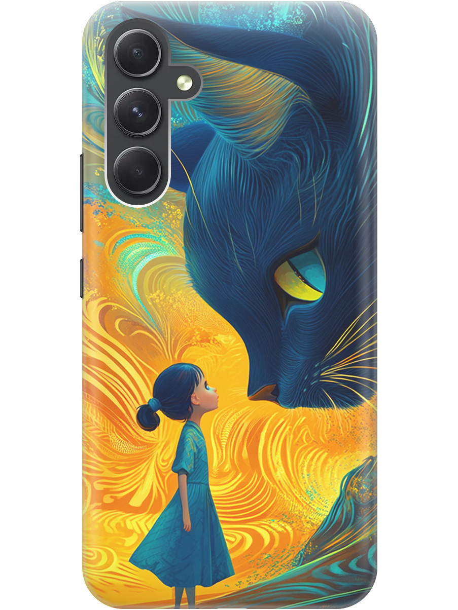 Силиконовый чехол на Samsung Galaxy A54 5G с принтом "Девочка и кот", Прозрачный;желтый;синий, 769297685
Силиконовый чехол на Samsung Galaxy A54 5G с принтом "Девочка и кот", Прозрачный;желтый;синий, 769297685