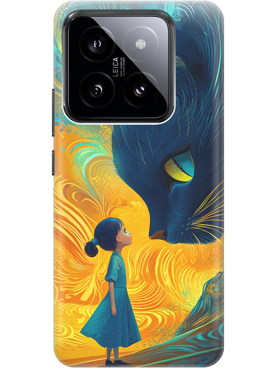 Силиконовый чехол на Xiaomi 14 Pro с принтом "Девочка и кот", Прозрачный;желтый;синий, 777771085
Силиконовый чехол на Xiaomi 14 Pro с принтом "Девочка и кот", Прозрачный;желтый;синий, 777771085