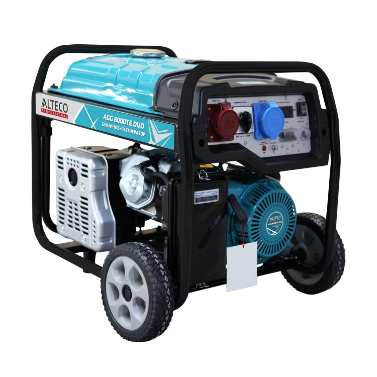 Бензиновый генератор ALTECO AGG 8000 TE DUO / 7 кВт / 220/380В, AGG 8000 TE DUO / 7 кВт / 220/380В
Бензиновый генератор ALTECO AGG 8000 TE DUO / 7 кВт / 220/380В, AGG 8000 TE DUO / 7 кВт / 220/380В