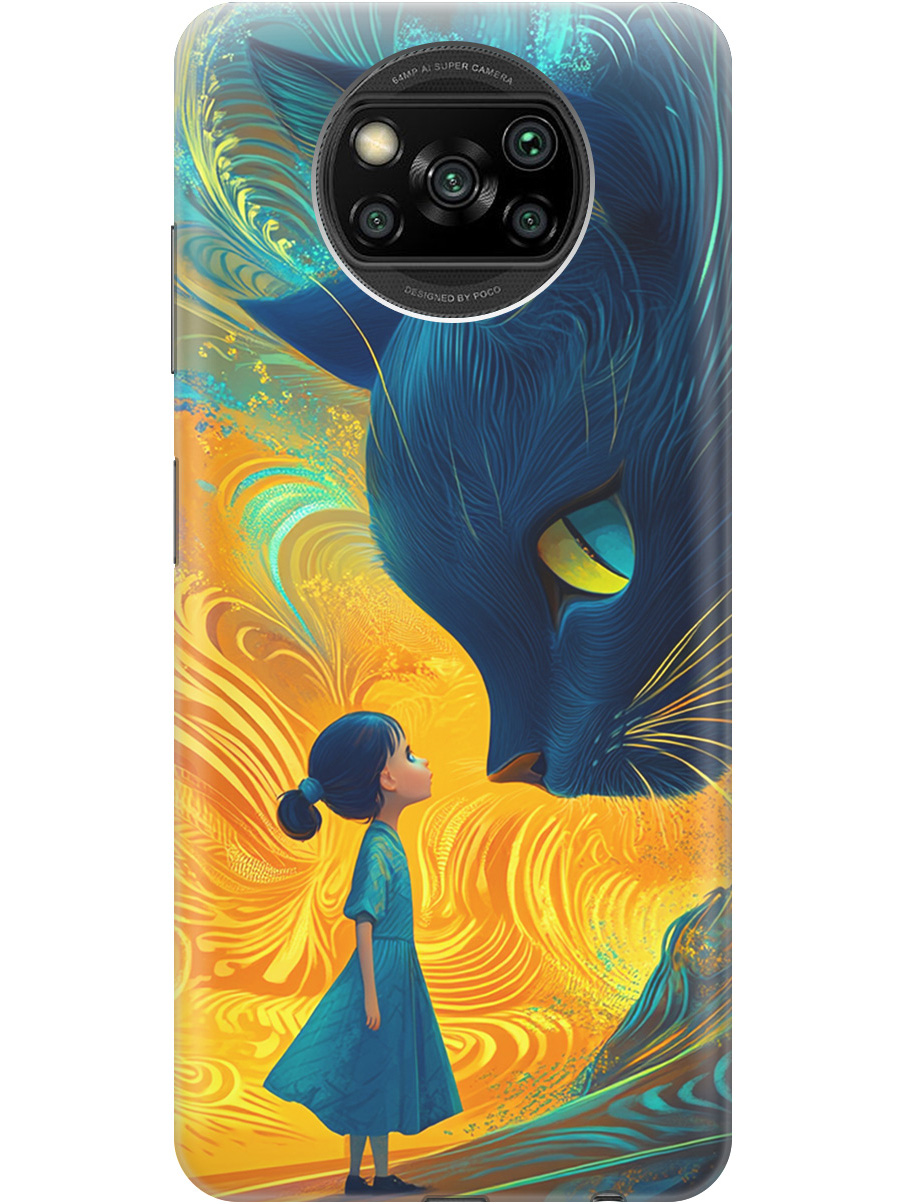 Силиконовый чехол на Xiaomi Poco X3 / X3 Pro с принтом "Девочка и кот", Прозрачный;желтый;синий, 723602785
Силиконовый чехол на Xiaomi Poco X3 / X3 Pro с принтом "Девочка и кот", Прозрачный;желтый;синий, 723602785