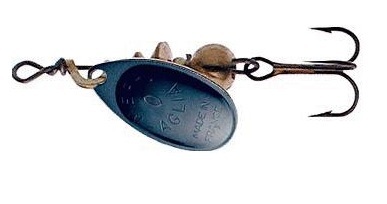 фото Блесна вращающаяся mepps aglia 00, black, комплект из 1 штука