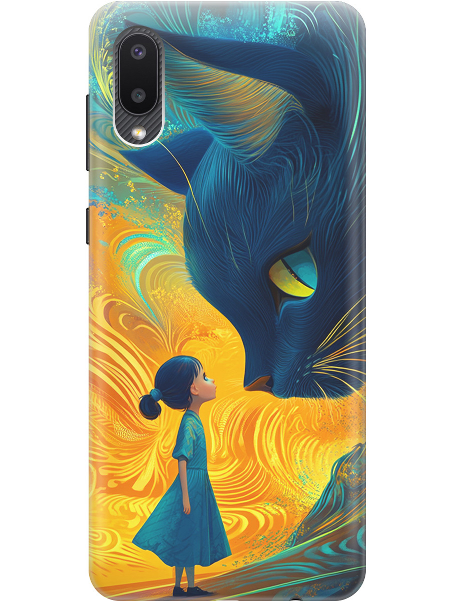 Силиконовый чехол на Samsung Galaxy A02 с принтом "Девочка и кот", Прозрачный;желтый;синий, 724352185
Силиконовый чехол на Samsung Galaxy A02 с принтом "Девочка и кот", Прозрачный;желтый;синий, 724352185