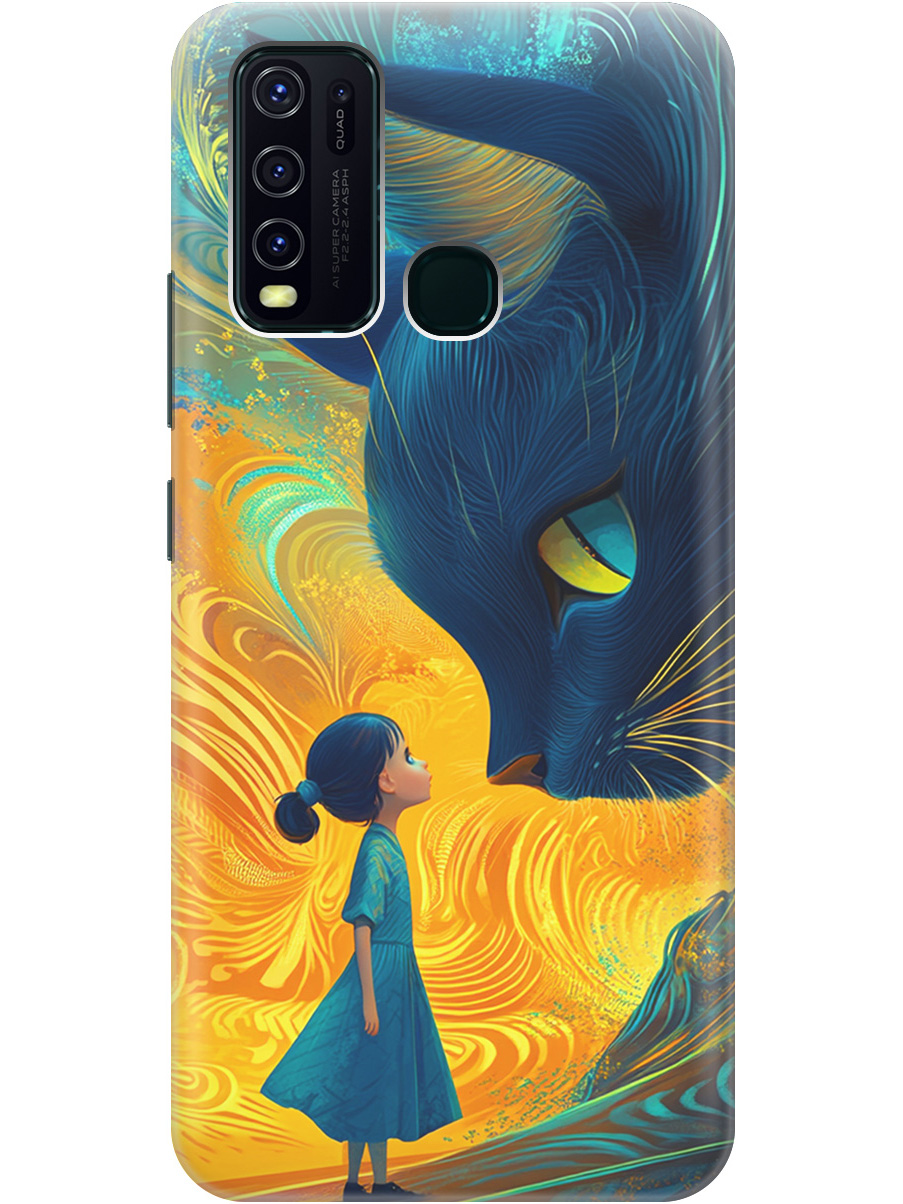 Силиконовый чехол на Vivo Y30 с принтом "Девочка и кот", Прозрачный;желтый;синий, 725455985
Силиконовый чехол на Vivo Y30 с принтом "Девочка и кот", Прозрачный;желтый;синий, 725455985