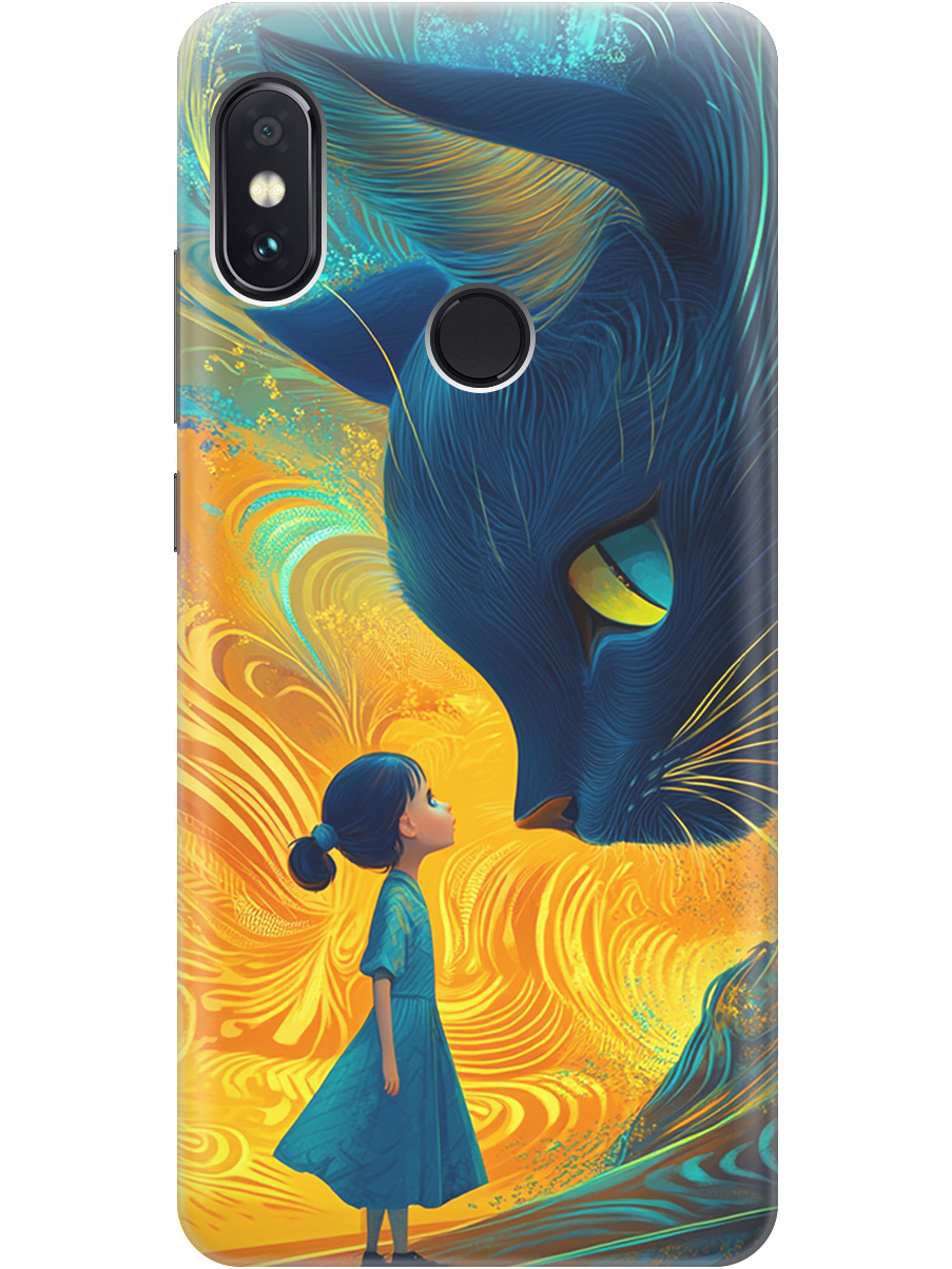 Силиконовый чехол на Xiaomi Redmi Note 5 / Note 5 Pro с принтом "Девочка и кот", Прозрачный;желтый;синий, 717568785
Силиконовый чехол на Xiaomi Redmi Note 5 / Note 5 Pro с принтом "Девочка и кот", Прозрачный;желтый;синий, 717568785