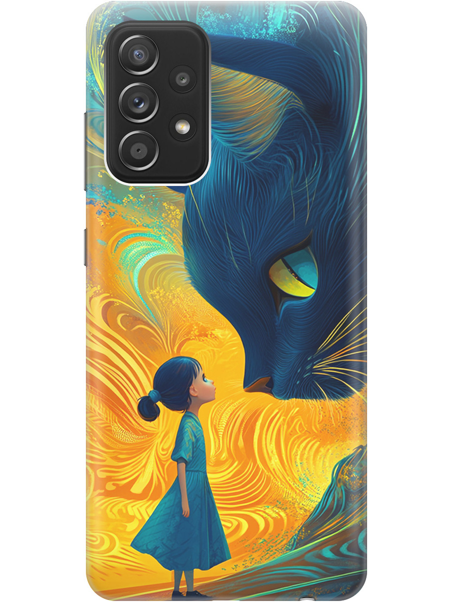Силиконовый чехол на Samsung Galaxy A52 с принтом "Девочка и кот", Прозрачный;желтый;синий, 724990185
Силиконовый чехол на Samsung Galaxy A52 с принтом "Девочка и кот", Прозрачный;желтый;синий, 724990185
