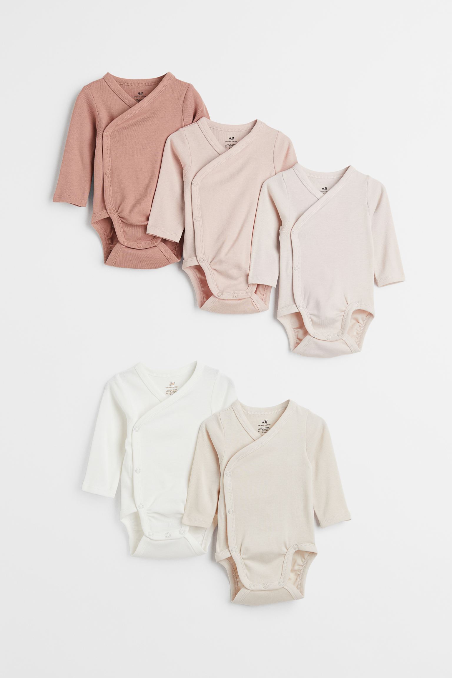 5 шт. боди с запахом H&M 50 Темно-розовый/светло-бежевый (доставка из-за рубежа), Розовый;бежевый, 814306
5 шт. боди с запахом H&M 50 Темно-розовый/светло-бежевый (доставка из-за рубежа), Розовый;бежевый, 814306