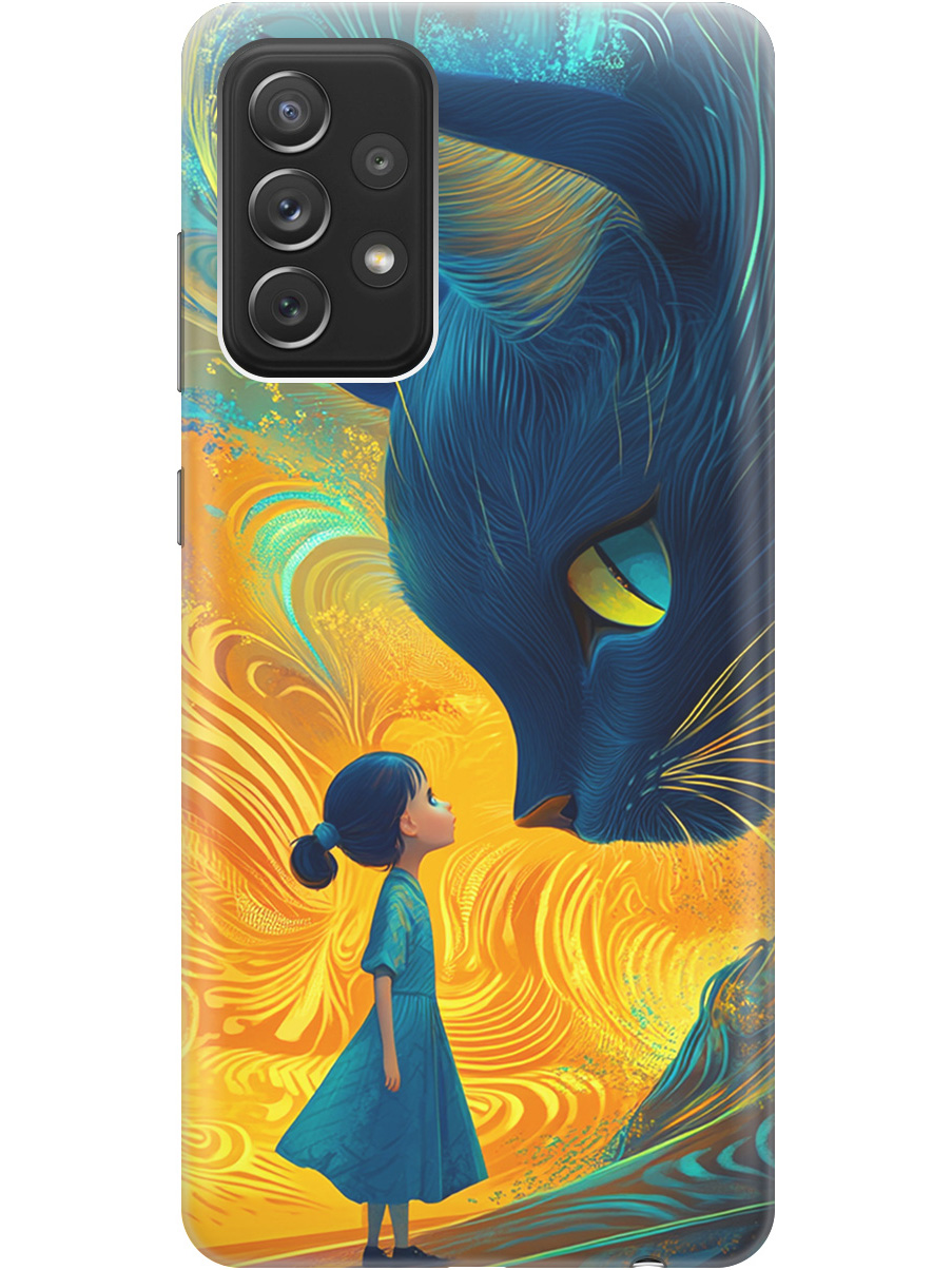 Силиконовый чехол на Samsung Galaxy A72 с принтом "Девочка и кот", Прозрачный;желтый;синий, 724990285
Силиконовый чехол на Samsung Galaxy A72 с принтом "Девочка и кот", Прозрачный;желтый;синий, 724990285