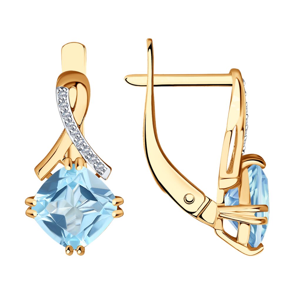 Серьги из красного золота SOKOLOV Diamonds 72-00014, бриллиант/топаз, 72-00014
Серьги из красного золота SOKOLOV Diamonds 72-00014, бриллиант/топаз, 72-00014