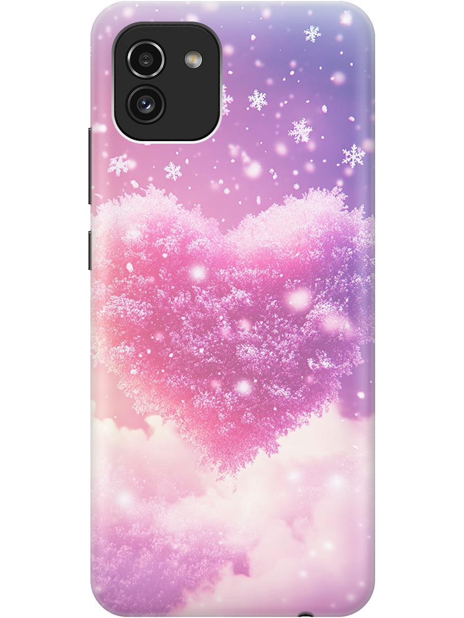 Силиконовый чехол на Samsung Galaxy A03 с принтом "Пушистое сердце", Прозрачный;белый;розовый, 735001391
Силиконовый чехол на Samsung Galaxy A03 с принтом "Пушистое сердце", Прозрачный;белый;розовый, 735001391