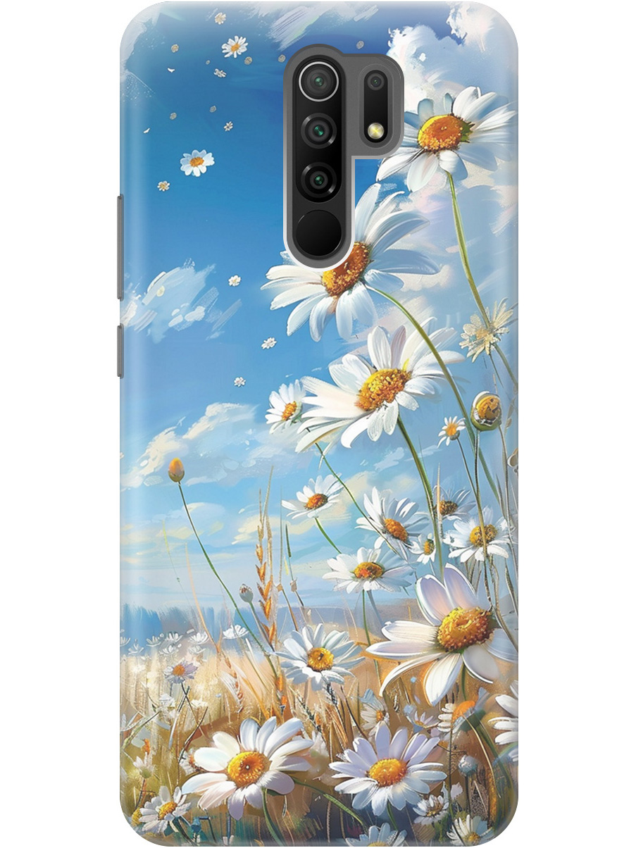 Силиконовый чехол на Xiaomi Redmi 9 с рисунком "Ромашки на поле", Белый;синий, 20000748
Силиконовый чехол на Xiaomi Redmi 9 с рисунком "Ромашки на поле", Белый;синий, 20000748