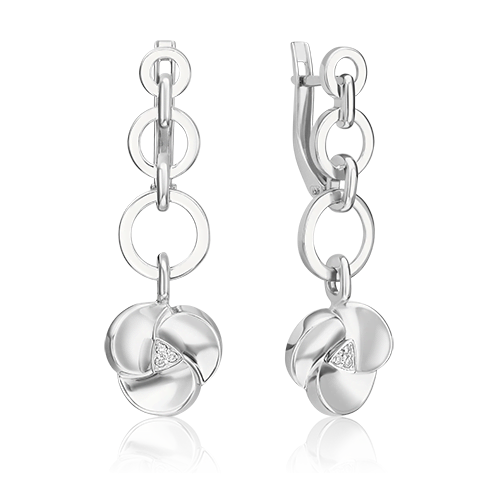 Серьги из белого золота с бриллиантом PLATINA jewelry 02-5013-00-101-1120, 02-5013-00-101-1120
Серьги из белого золота с бриллиантом PLATINA jewelry 02-5013-00-101-1120, 02-5013-00-101-1120