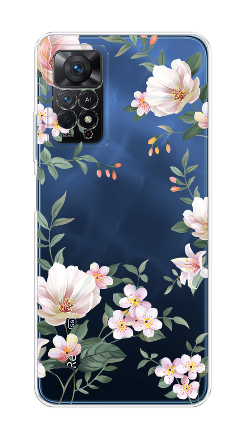 Чехол на Redmi Note 11 Pro/11 Pro 5G/11E Pro/12 Pro 4G "Beautiful white flowers", Бежевый;зеленый, 314750-1
Чехол на Redmi Note 11 Pro/11 Pro 5G/11E Pro/12 Pro 4G "Beautiful white flowers", Бежевый;зеленый, 314750-1