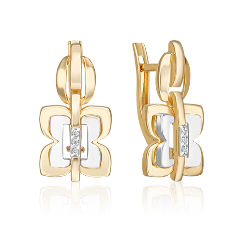 Серьги из комбинированного золота с бриллиантом PLATINA jewelry 02-5009-00-101-1121, 02-5009-00-101-1121
Серьги из комбинированного золота с бриллиантом PLATINA jewelry 02-5009-00-101-1121, 02-5009-00-101-1121