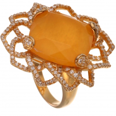 Кольцо из серебра р. JV ER015407C_KO_KL_001_YG, кальцит/фианит, ER015407C_KO_KL_001_YG
Кольцо из серебра р. JV ER015407C_KO_KL_001_YG, кальцит/фианит, ER015407C_KO_KL_001_YG