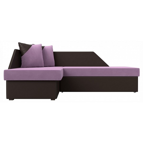 Диван-кровать Лига диванов Андора, коричневый/сиреневый, Андора 
Диван-кровать Лига диванов Андора, коричневый/сиреневый, Андора