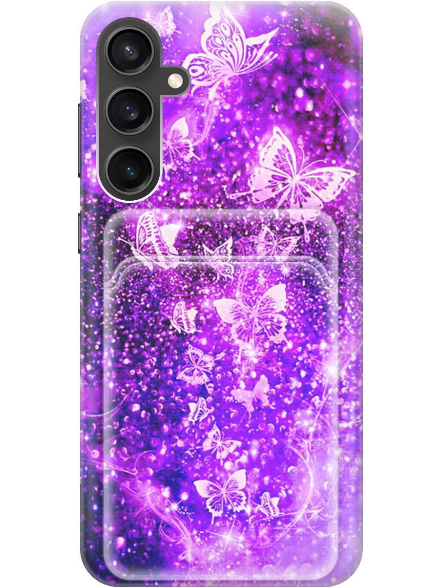 Силиконовый чехол на Samsung Galaxy S23 FE с рисунком "Фиолетовые бабочки", Фиолетовый;черный, 20011936
Силиконовый чехол на Samsung Galaxy S23 FE с рисунком "Фиолетовые бабочки", Фиолетовый;черный, 20011936