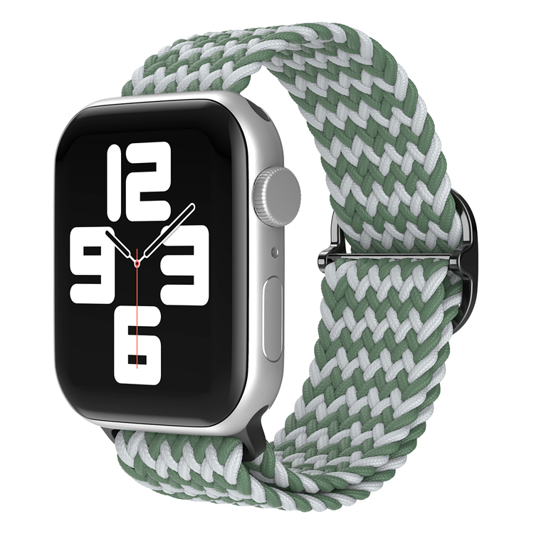 Ремешок для Apple Watch 1-9/SE (38/40/41 мм), серый - зеленый, Ремешок для Apple Watch 1-9 / SE (38/40/41 мм), регулируемый по длине
Ремешок для Apple Watch 1-9/SE (38/40/41 мм), серый - зеленый, Ремешок для Apple Watch 1-9 / SE (38/40/41 мм), регулируемый по длине