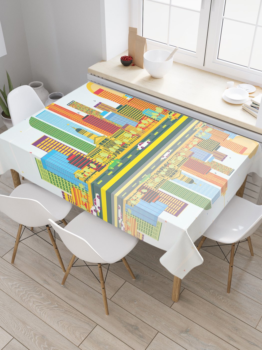 Скатерть прямоугольная JoyArty "Цветной Денвер" из оксфорда, 120x145 см, Белый, Цветной Денвер
Скатерть прямоугольная JoyArty "Цветной Денвер" из оксфорда, 120x145 см, Белый, Цветной Денвер