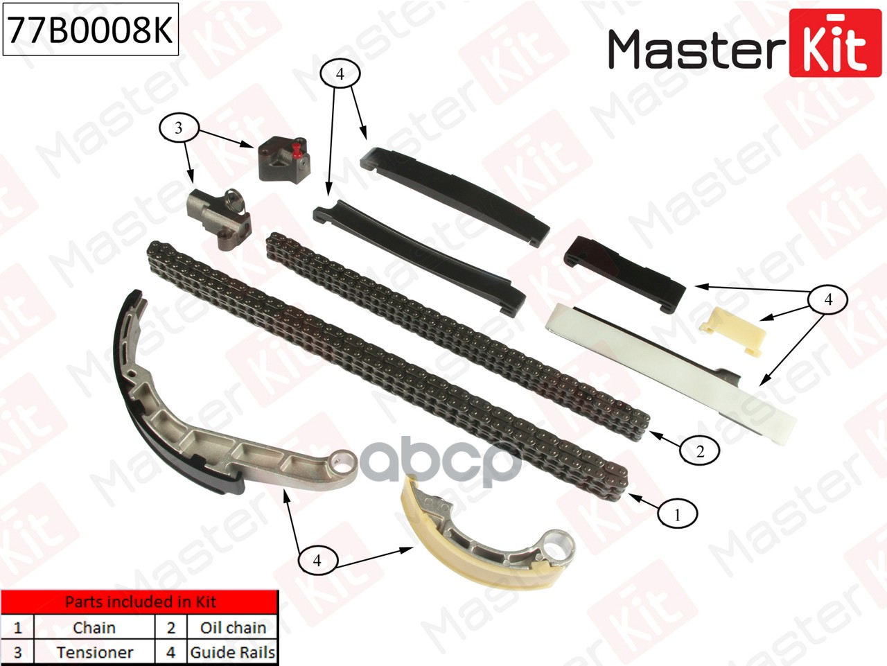 Комплект Цепи Грм Nissan X-Trail/Almera 2.2d-2.5d Yd22ddt 00> (Без Звездочек) MasterKit ар
Комплект Цепи Грм Nissan X-Trail/Almera 2.2d-2.5d Yd22ddt 00> (Без Звездочек) MasterKit ар