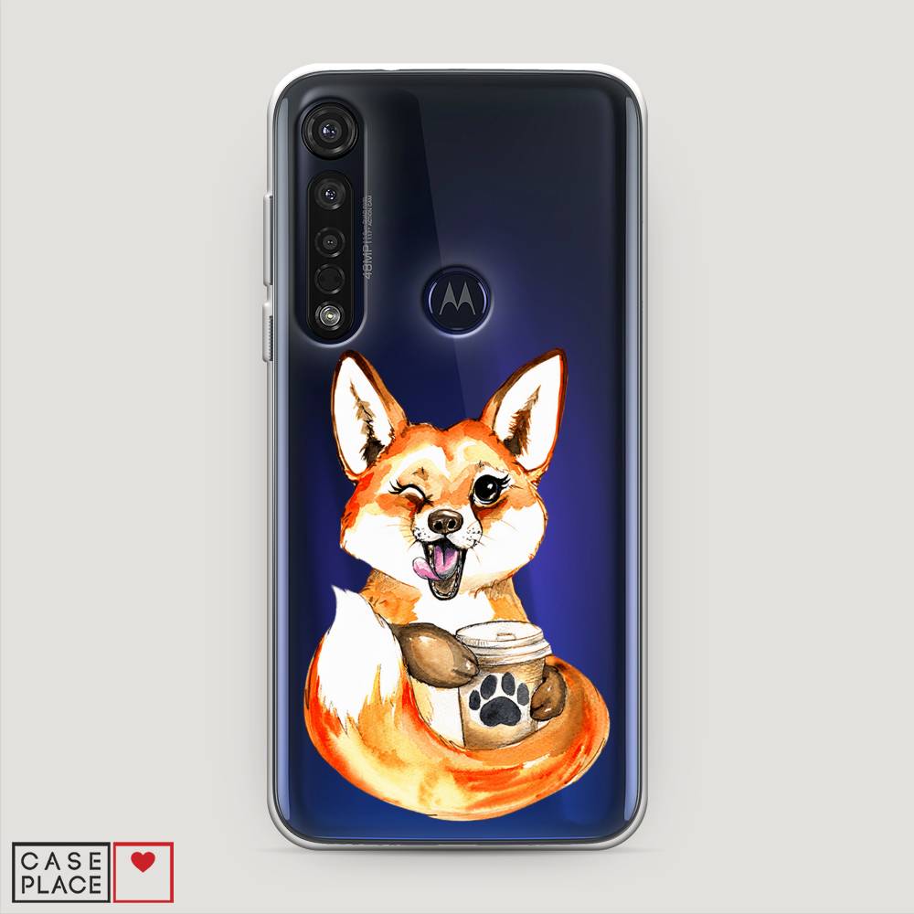 Чехол на Motorola Moto G8 Plus "Подмигивающая лиса с кофе", Оранжевый;белый;коричневый, 241450-4
Чехол на Motorola Moto G8 Plus "Подмигивающая лиса с кофе", Оранжевый;белый;коричневый, 241450-4