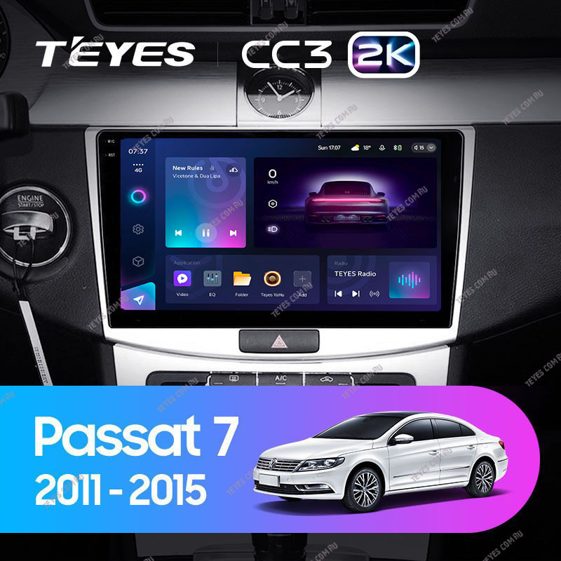 Штатная магнитола Teyes CC3 2K 360 6/128 Volkswagen Passat B6 (2005-210) \ B7 (2010-2015), CC3 2K 360
Штатная магнитола Teyes CC3 2K 360 6/128 Volkswagen Passat B6 (2005-210) \ B7 (2010-2015), CC3 2K 360