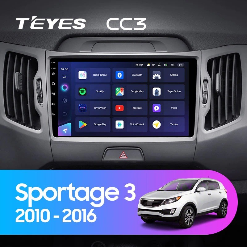 Штатная магнитола Teyes CC3 4/32 Kia Sportage 3 SL (2010-2016) Тип-C, Teyes CC3 Kia Sportage 3 SL (2010-2016) Тип-C
Штатная магнитола Teyes CC3 4/32 Kia Sportage 3 SL (2010-2016) Тип-C, Teyes CC3 Kia Sportage 3 SL (2010-2016) Тип-C
