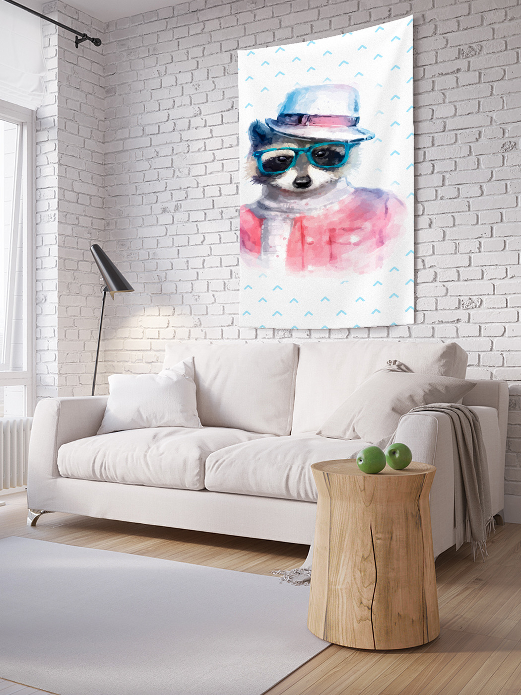 Вертикальное фотопанно на стену JoyArty Стильный енот 150x200 см, Стильный енот
Вертикальное фотопанно на стену JoyArty Стильный енот 150x200 см, Стильный енот