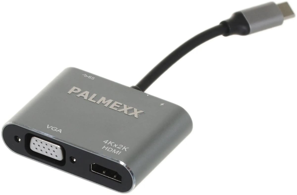 Разветвитель NoBrand USB Type-C-HDMI/USB A/USB Type-C/VGA вилка-вилка м (PX/HUB-012) серый
Разветвитель NoBrand USB Type-C-HDMI/USB A/USB Type-C/VGA вилка-вилка м (PX/HUB-012) серый
