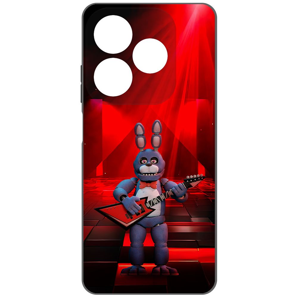 Чехол-накладка Krutoff Soft Case ФНАФ - Бонни с гитарой для INFINIX Smart 8 Pro черный
Чехол-накладка Krutoff Soft Case ФНАФ - Бонни с гитарой для INFINIX Smart 8 Pro черный