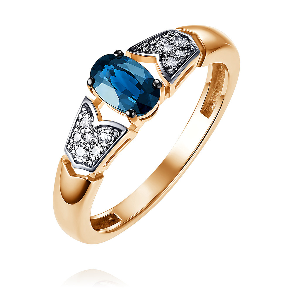 Кольцо из красного золота с бриллиантом/сапфиром р. ADAMAS 1424360-А500ДЧ-432, 1424360-А500ДЧ-432
Кольцо из красного золота с бриллиантом/сапфиром р. ADAMAS 1424360-А500ДЧ-432, 1424360-А500ДЧ-432