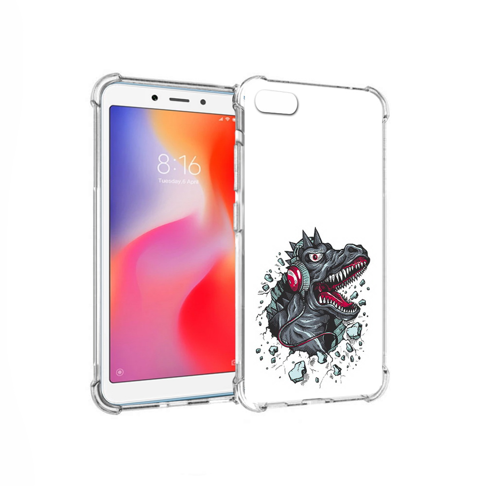 Чехол MyPads Tocco для Xiaomi Redmi 6A Нарисованный динозавр в наушниках, Прозрачный, Tocco
Чехол MyPads Tocco для Xiaomi Redmi 6A Нарисованный динозавр в наушниках, Прозрачный, Tocco