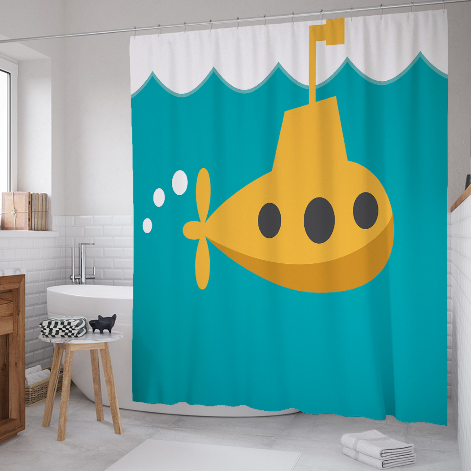 Штора для ванной JoyArty "Батискаф на волнах" из сатена, 180х200 см с крючками, Голубой, Батискаф на волнах
Штора для ванной JoyArty "Батискаф на волнах" из сатена, 180х200 см с крючками, Голубой, Батискаф на волнах