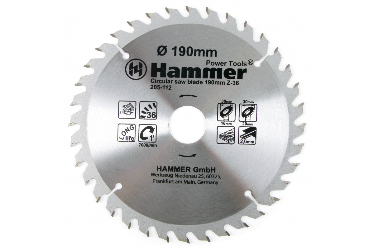 Диски отрезные,пильные,шлифовальные Диск пильный Hammer Flex 205-112 CSB WD 190мм*36*30/20
Диски отрезные,пильные,шлифовальные Диск пильный Hammer Flex 205-112 CSB WD 190мм*36*30/20
