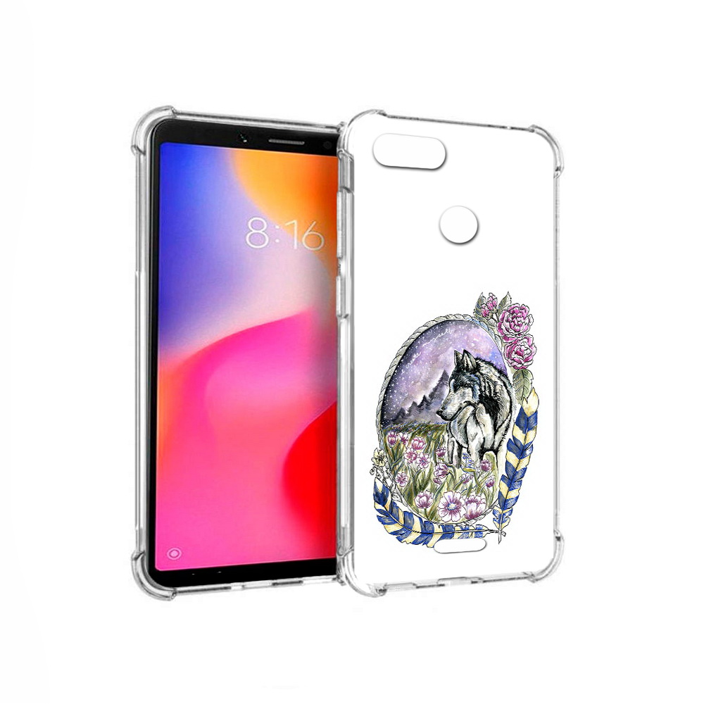 Чехол MyPads Tocco для Xiaomi Redmi 6 нарисованный волк в цветах с перьями, Прозрачный, Tocco
Чехол MyPads Tocco для Xiaomi Redmi 6 нарисованный волк в цветах с перьями, Прозрачный, Tocco