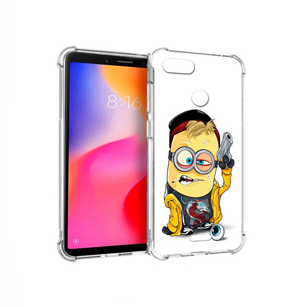 Чехол MyPads Tocco для Xiaomi Redmi 6 миньон бандит (PT113762.304.475), Прозрачный, Tocco
Чехол MyPads Tocco для Xiaomi Redmi 6 миньон бандит (PT113762.304.475), Прозрачный, Tocco