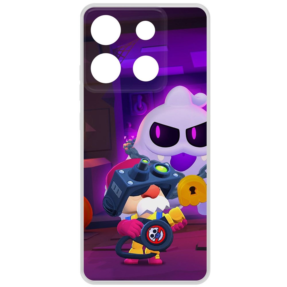 Чехол-накладка Case Brawl Stars-Охотник за Скуиками Гэйл для INFINIX Smart 7 Plus, Прозрачный
Чехол-накладка Case Brawl Stars-Охотник за Скуиками Гэйл для INFINIX Smart 7 Plus, Прозрачный