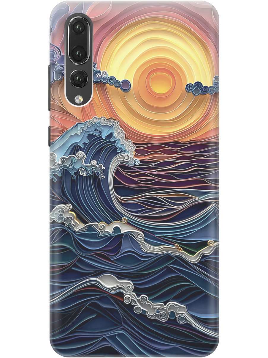 Силиконовый чехол на Huawei P20 Pro с принтом "Волны на закате", Прозрачный;оранжевый;синий, 717872310
Силиконовый чехол на Huawei P20 Pro с принтом "Волны на закате", Прозрачный;оранжевый;синий, 717872310