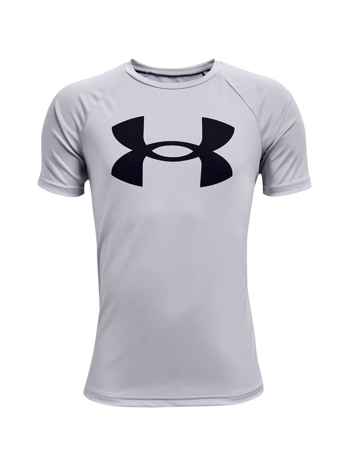 фото Футболка under armour tech big logo ss tee 1363283-011 серый р.134