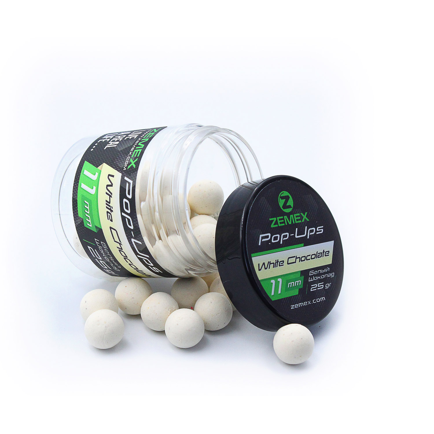 Бойлы плавающие ZEMEX Pop-Ups 25гр по 5 банок, White Chocolate/Белый шоколад, Pop-Ups
Бойлы плавающие ZEMEX Pop-Ups 25гр по 5 банок, White Chocolate/Белый шоколад, Pop-Ups