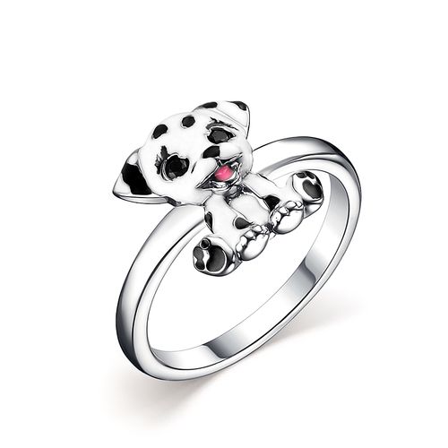 Кольцо из серебра с фианитом р.  DEWI KIDS Далматинец, Далматинец 
Кольцо из серебра с фианитом р.  DEWI KIDS Далматинец, Далматинец