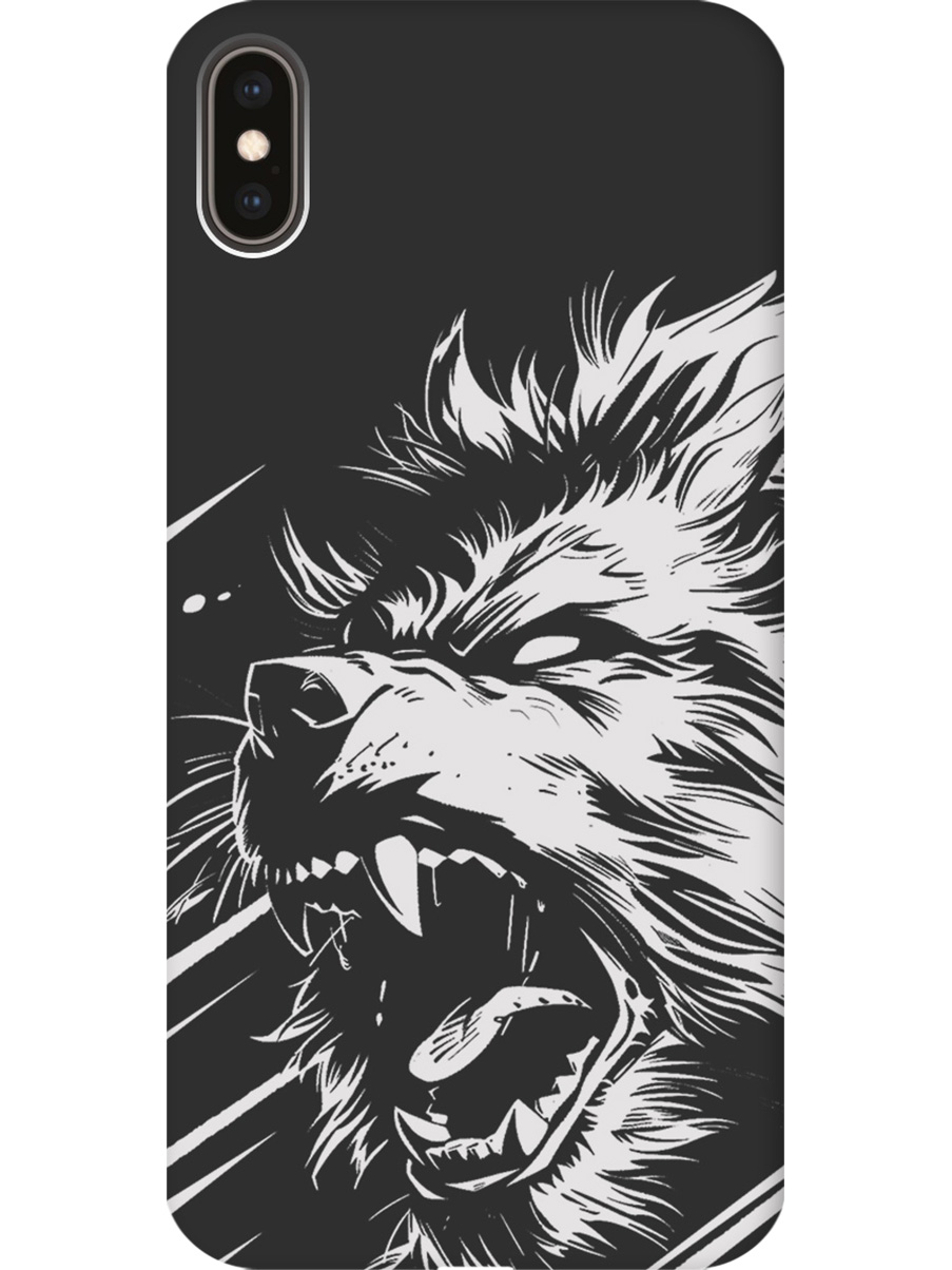 Силиконовый чехол на Apple iPhone XS Max с принтом "Рев оборотня" матовый черный, Черный;белый, 719086213
Силиконовый чехол на Apple iPhone XS Max с принтом "Рев оборотня" матовый черный, Черный;белый, 719086213