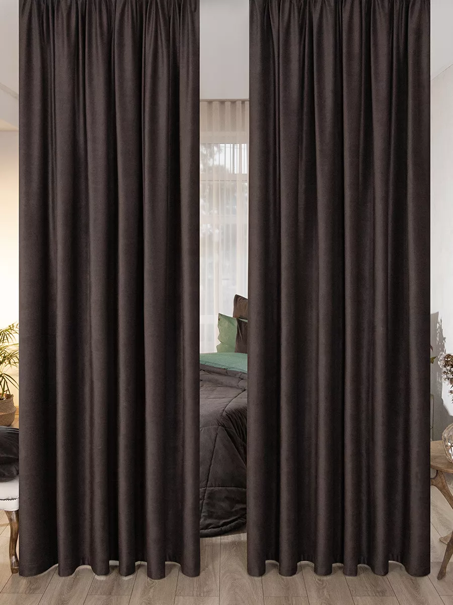 Комплект штор Evrika Home Бархат 400х250 см Богема коричневый, серия БОГЕМА 620
Комплект штор Evrika Home Бархат 400х250 см Богема коричневый, серия БОГЕМА 620